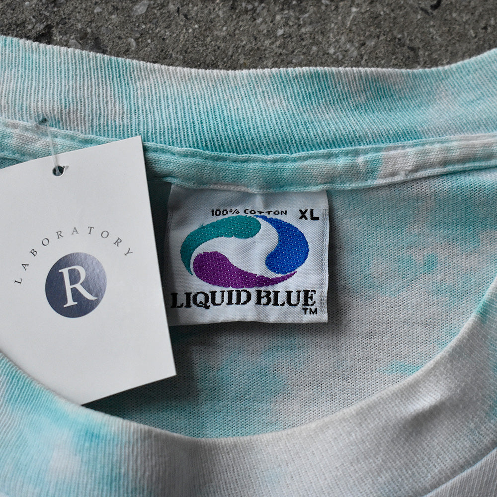90’s LIQUID BLUE Grateful Dead “APRIL FOOLS” tarot! タイダイ ロック Tシャツ USA製 250714H
