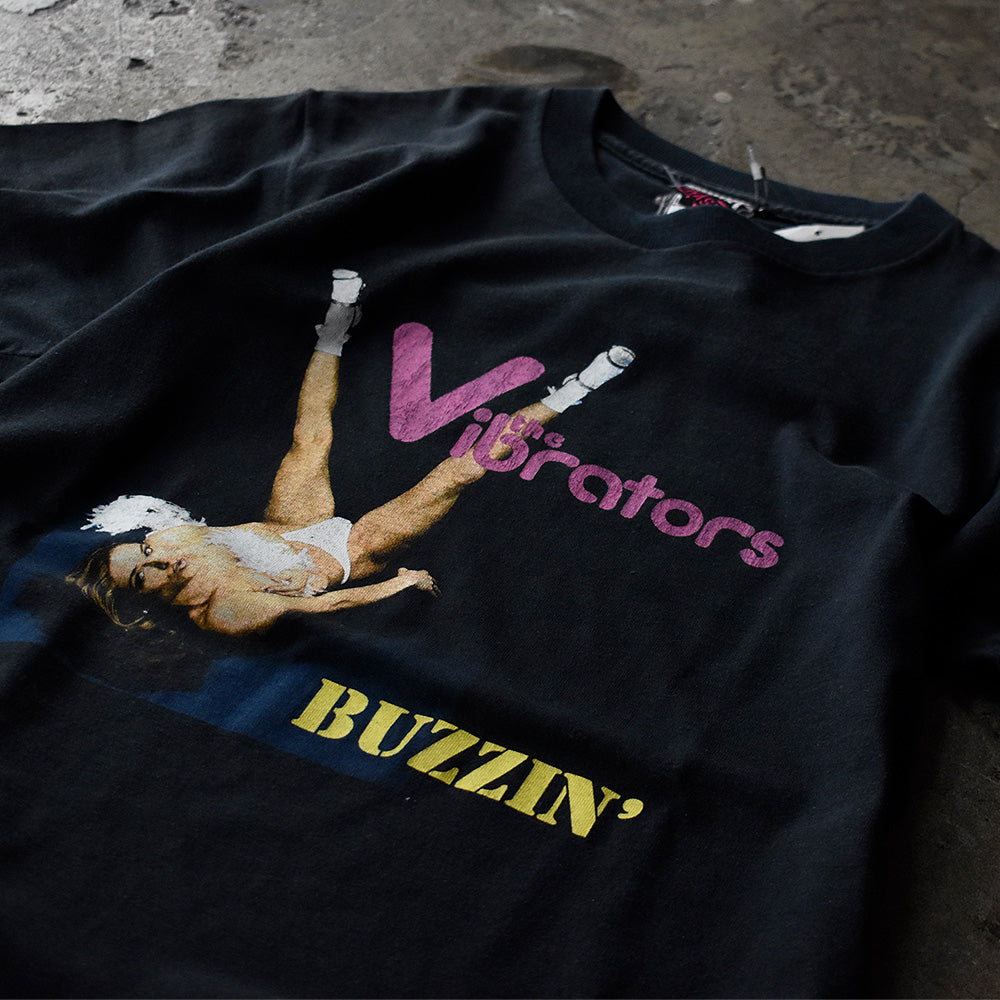 90's The Vibrators "Buzzin'" パンク ロック Tシャツ 230824HYY