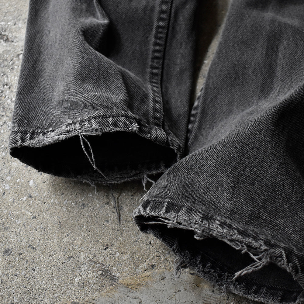 90’s Levi's 881 オレンジタブ ブラック デニムパンツ Euro製 240304H