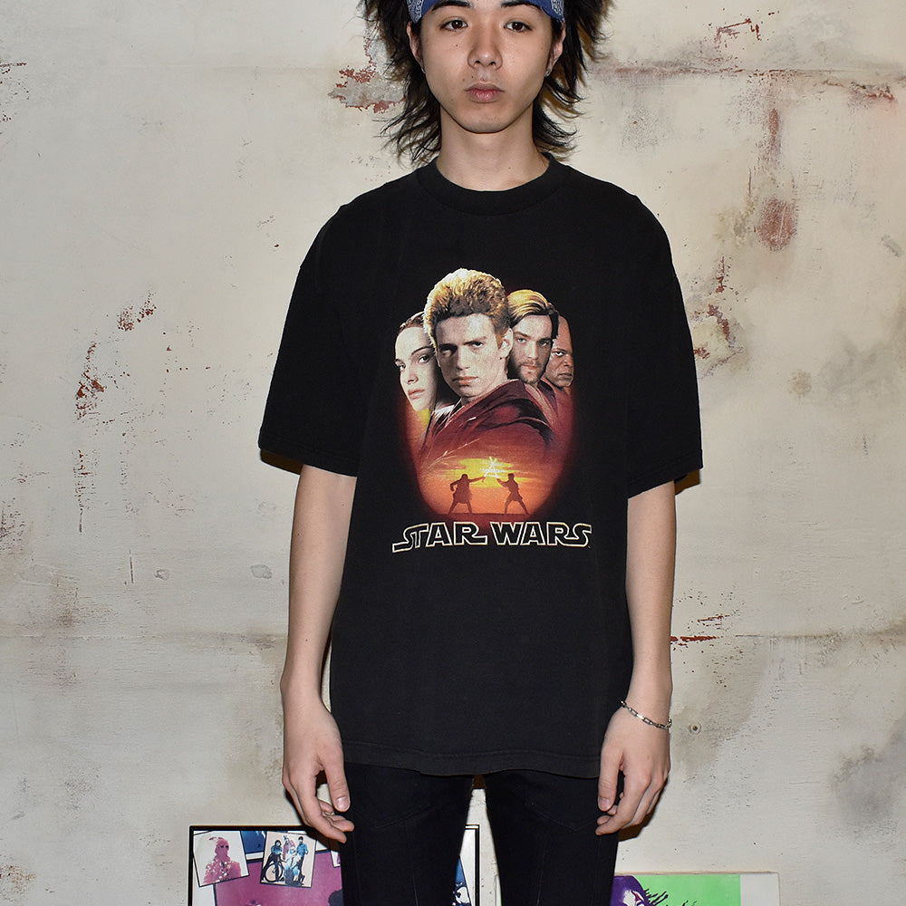 Y2K “STAR WARS Episode II“ movie Tシャツ USA製 250507H