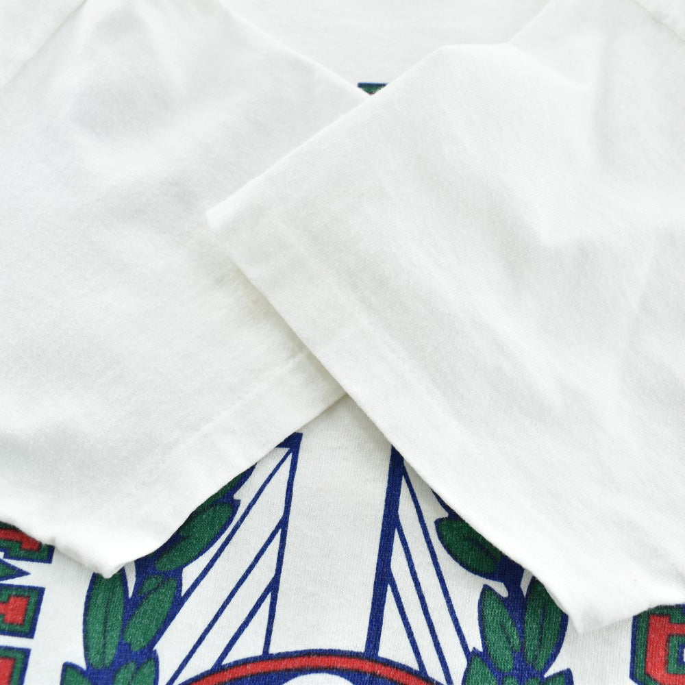 90’s Champion トリコタグ “NATIONAL MEMBER '91 FCA” 染み込みプリント Tシャツ USA製 260512H
