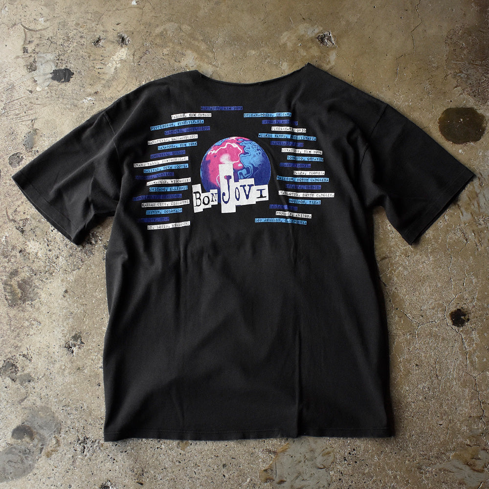 90's Bon Jovi “1994 Tour“ 三連フォト ロック Tシャツ 250731H