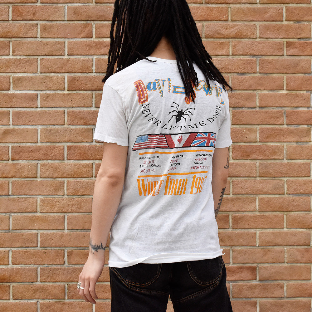 80's DAVID BOWIE “The Glass Spider” Tour Tシャツ USA製 240409H