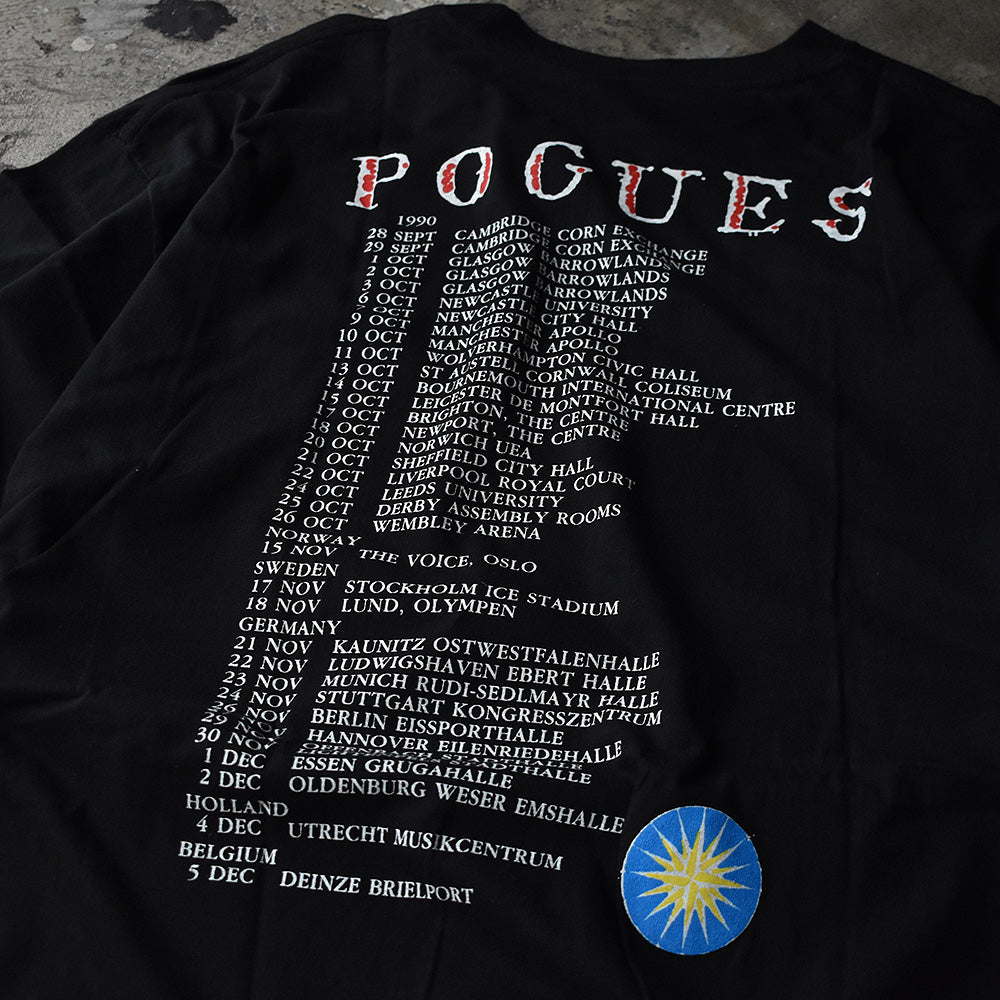 90's　The Pogues/ポーグス　"Hell's Ditch" Tour Tee　230628HYY　