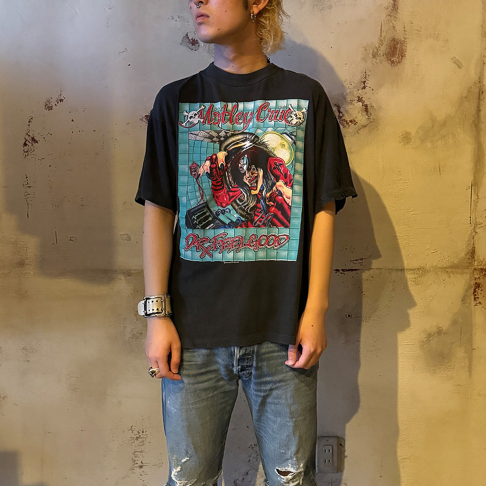 80's Mötley Crüe “Dr.Feelgood” ロック Tシャツ 240702H