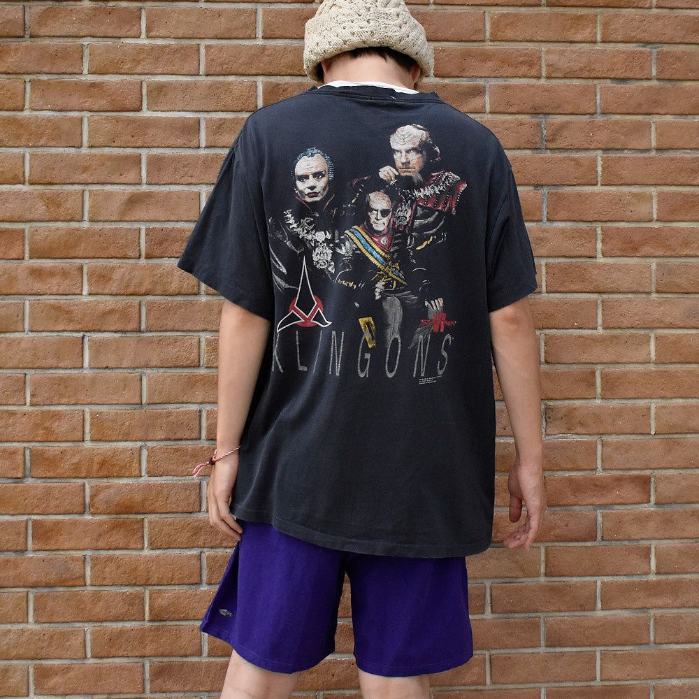 90's STAR TREK “Starfleet&Klingons” Tシャツ 240901H
