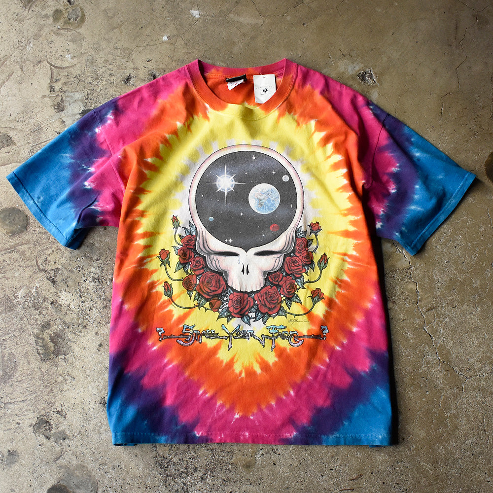 90’s~ LIQUID BLUE Grateful Dead “Space Your Face” タイダイTシャツ 250327H