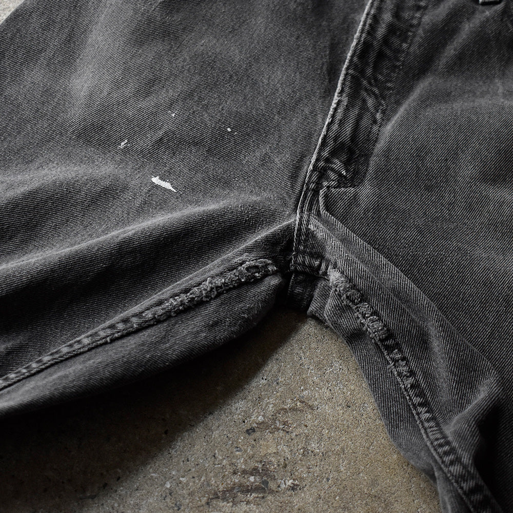90’s Levi's 881 オレンジタブ ブラック デニムパンツ Euro製 240304H