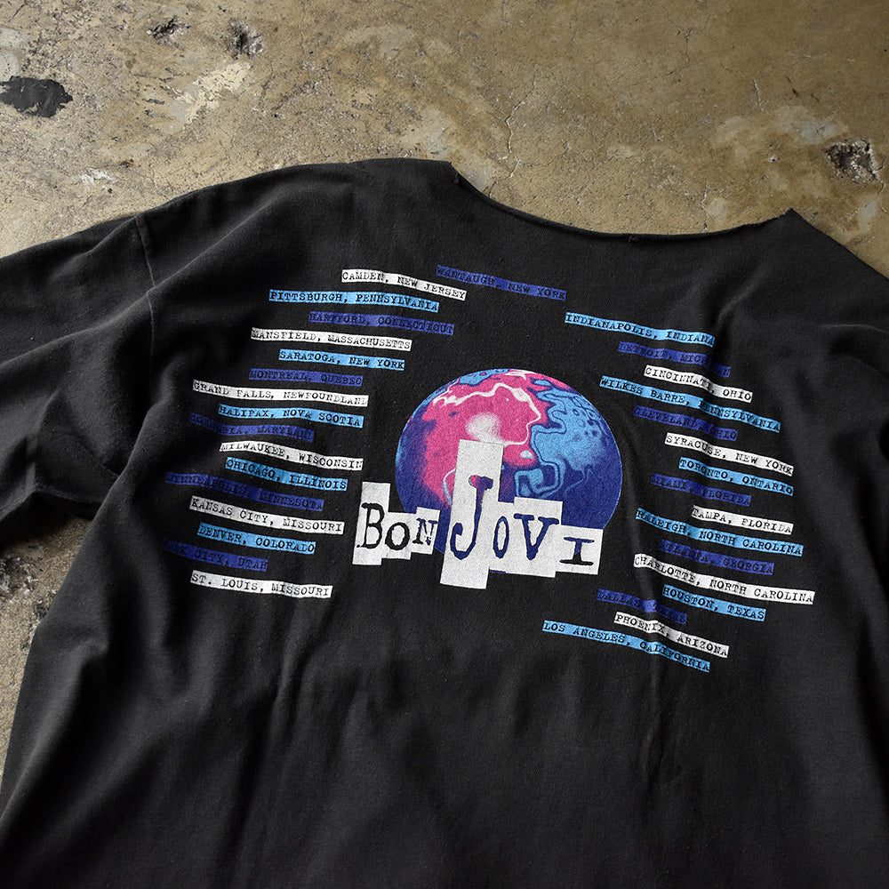 90's Bon Jovi “1994 Tour“ 三連フォト ロック Tシャツ 250731H