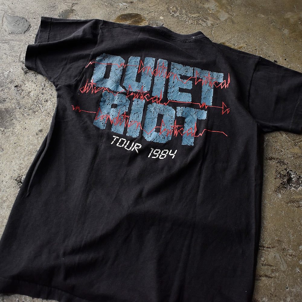 80's QUIET RIOT “Condition Critical” Tour 1984 ロック Tシャツ 250729H