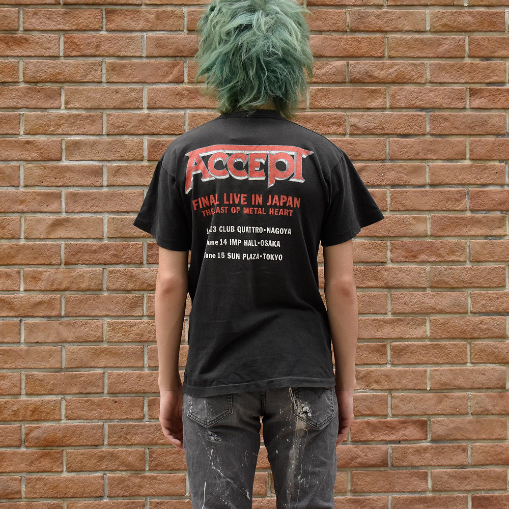 90's ACCEPT “Predator” FINAL LIVE IN JAPAN Tシャツ 250519HYY