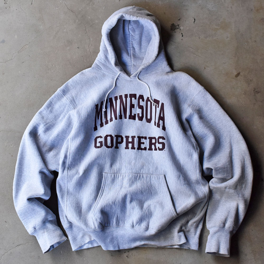 90’s The cotton exchange “MINESOTA GOPHERS” リバースタイプ パーカー USA製 240426