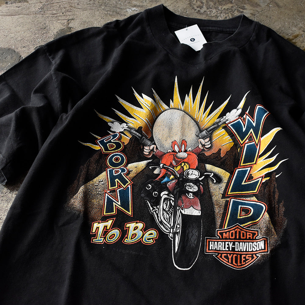 Y2K Harley-Davidson × Looney Tunes/ハーレーダビッドソン × ルーニー・テューンズ Tee 230810H