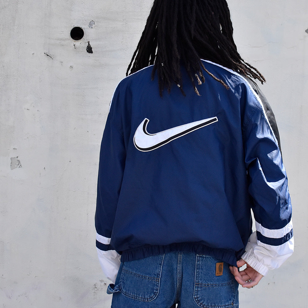 90's NIKE swooshワッペン! ナイロンジャケット 240328H