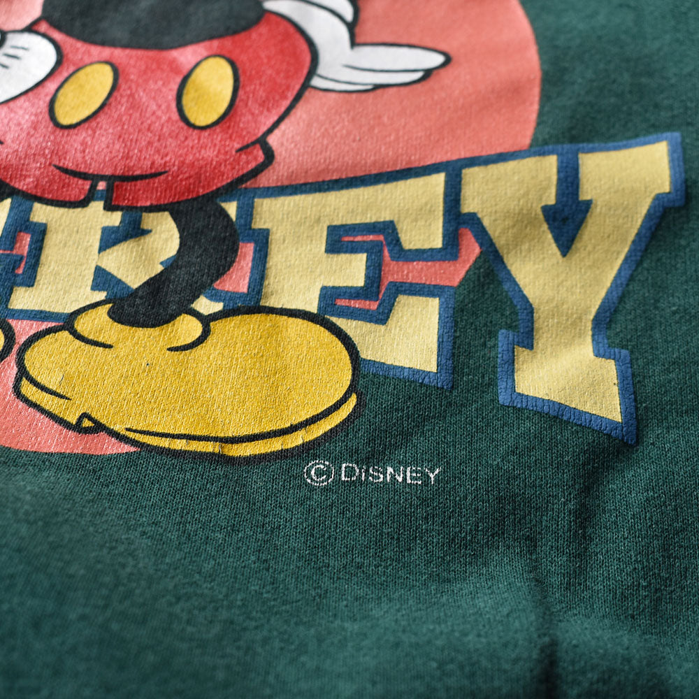 90’s Disney “Mickey” スウェット USA製 231029