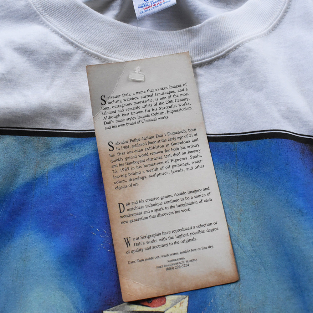 90’s デッドストック! Salvador Dalí “Apparatus and Hand” アート Tシャツ USA製 250607 (D)