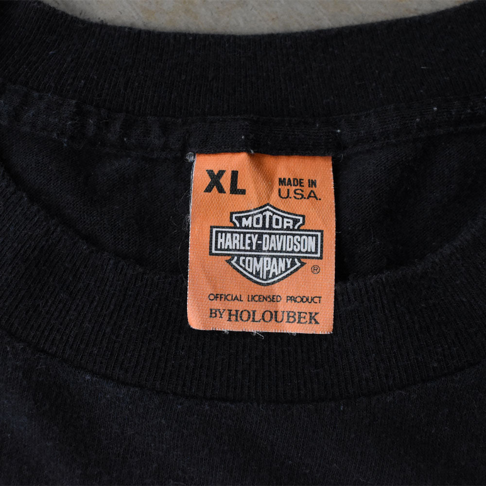 80’s Harley-Davidson ”Born in the USA” イーグルプリント Tシャツ USA製 250413H