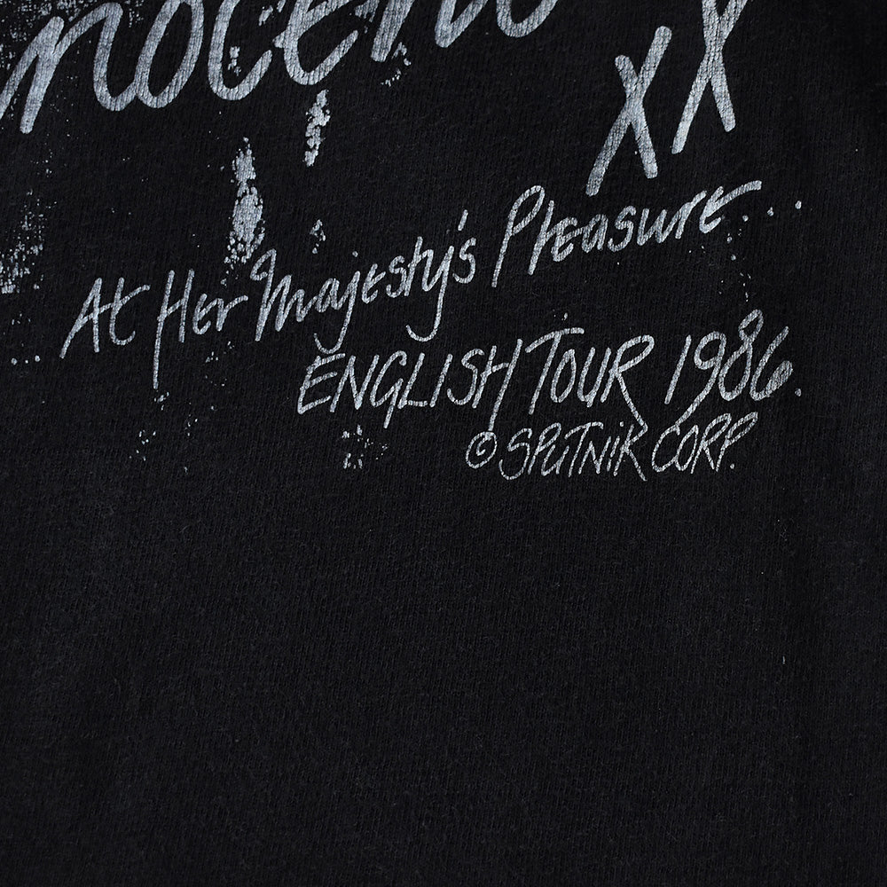 80's RAY MAYHEW "ENGLISH Tour 1986" ロック Tシャツ 写真集"Noirshirt"掲載 230722HYY