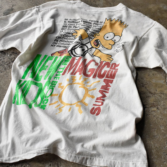 90's NEW KIDS ON THE BLOCK×SIMPSONS “The Magic Summer” Tour Tシャツ 240302H