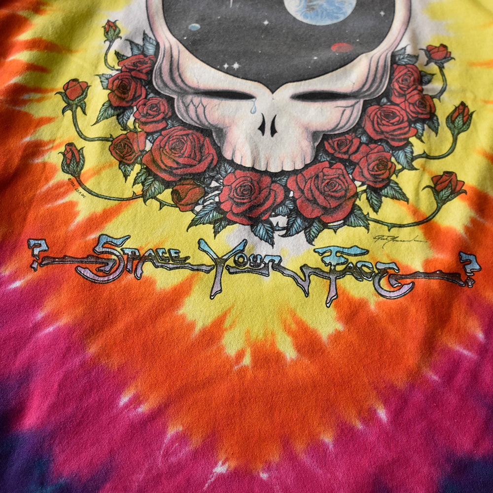 90’s~ LIQUID BLUE Grateful Dead “Space Your Face” タイダイTシャツ 250327H