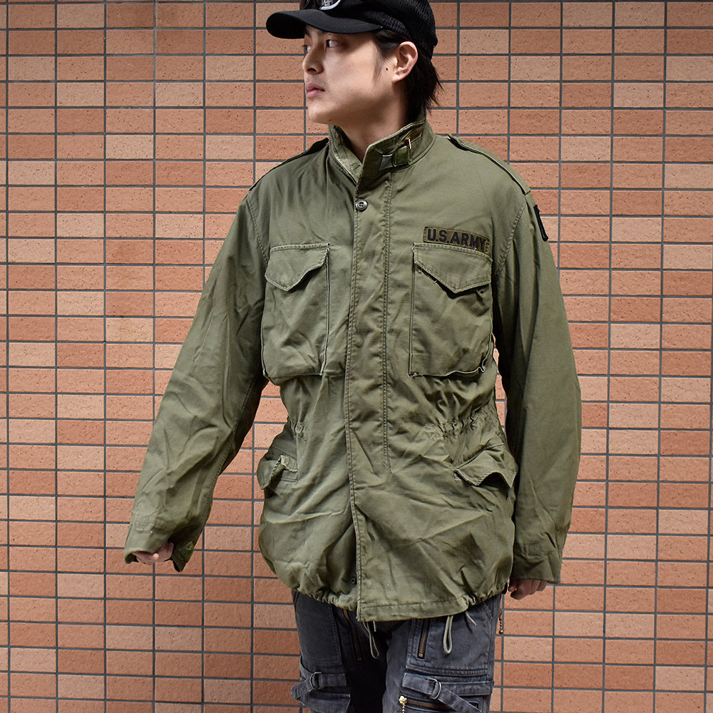 ’72 グレーライナー! U.S.ARMY M-65 3rd Type フィールドジャケット 240309H