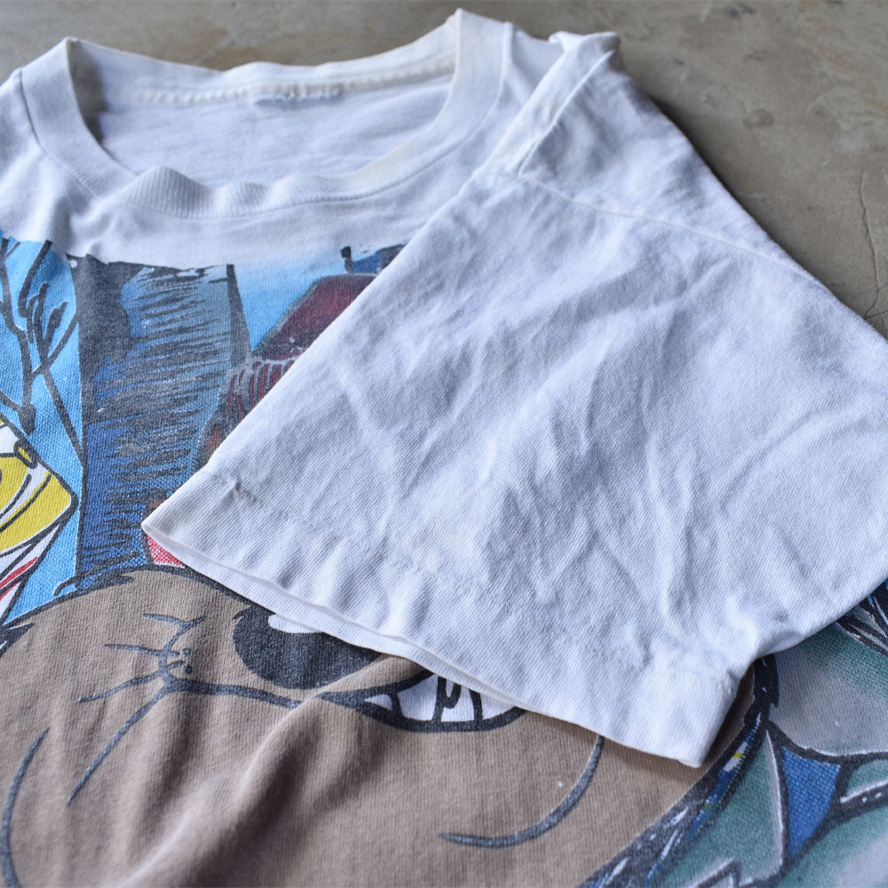90’s Looney Tunes “BUILT TOUGH” AOP! Tシャツ USA製 230925