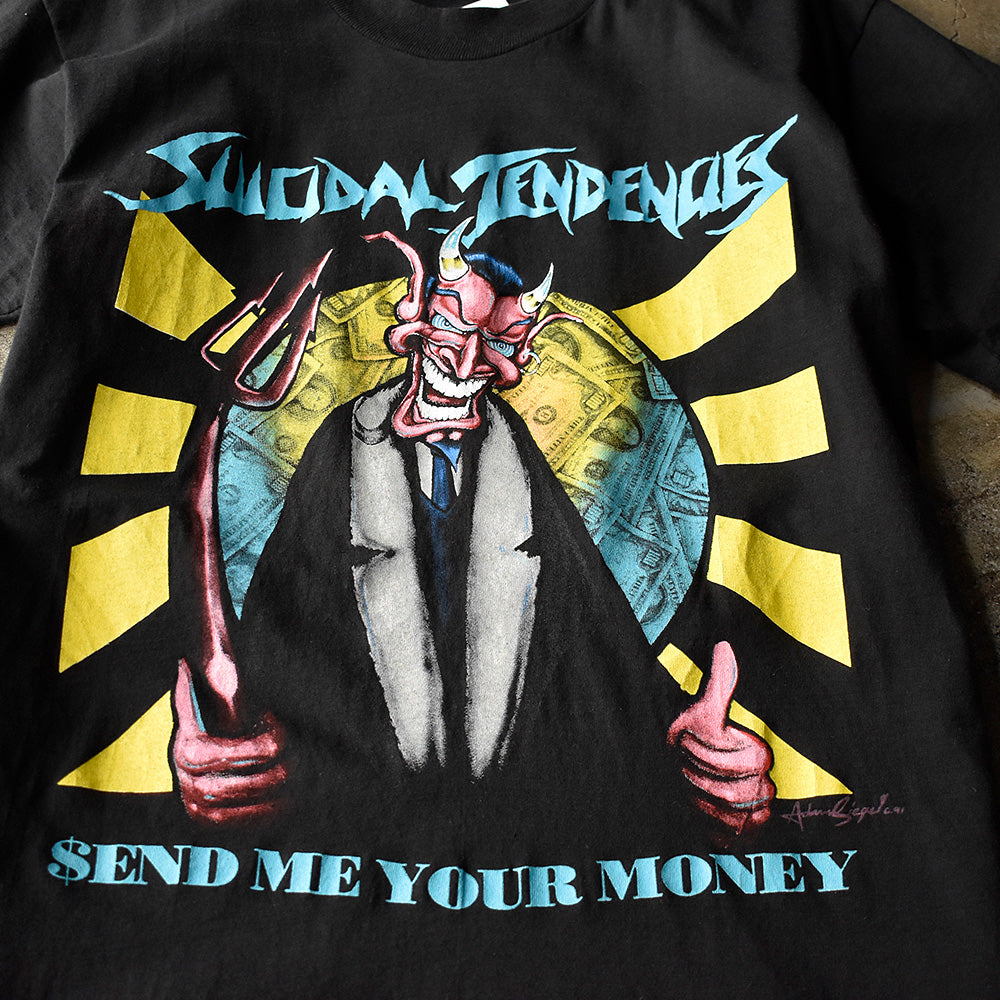 90's Suicidal Tendencies “Send Me Your Money“ Tシャツ 250407HT62