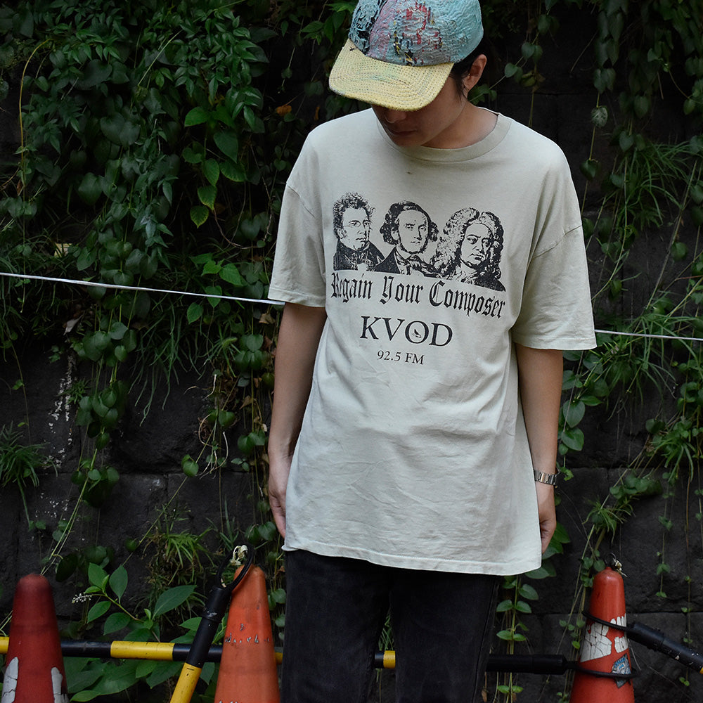 90's Schubert/Mendelssohn/Bach 音楽家 Tシャツ 250820H