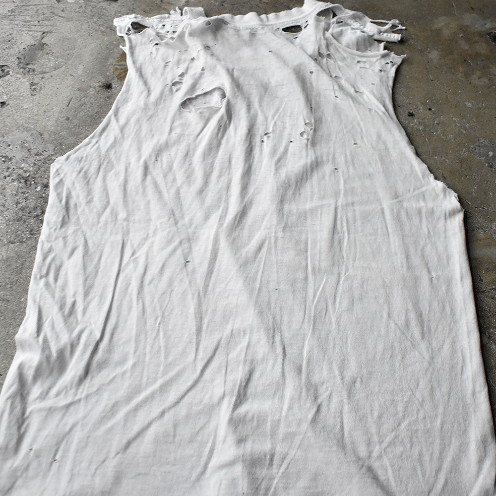 90's ボロ! STANLEY DESANTIS Andy Warhol Type “ダイナソー“ カットオフ Tシャツ 250812H