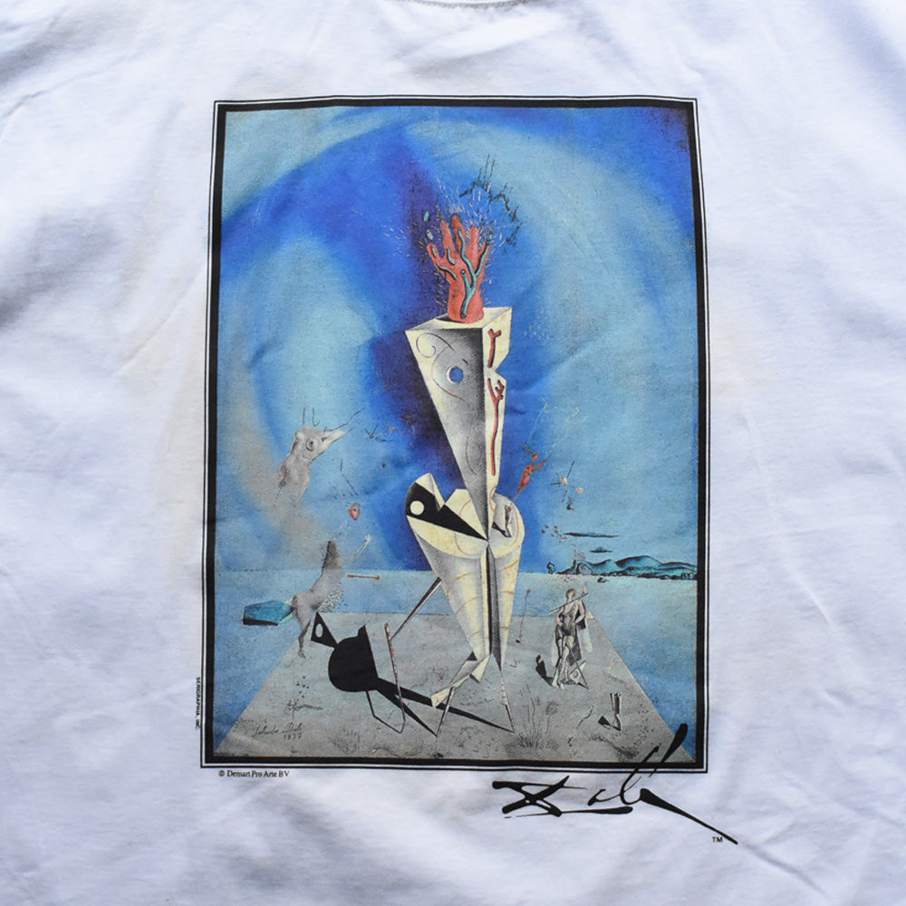 90’s デッドストック! Salvador Dalí “Apparatus and Hand” アート Tシャツ USA製 250607 (D)