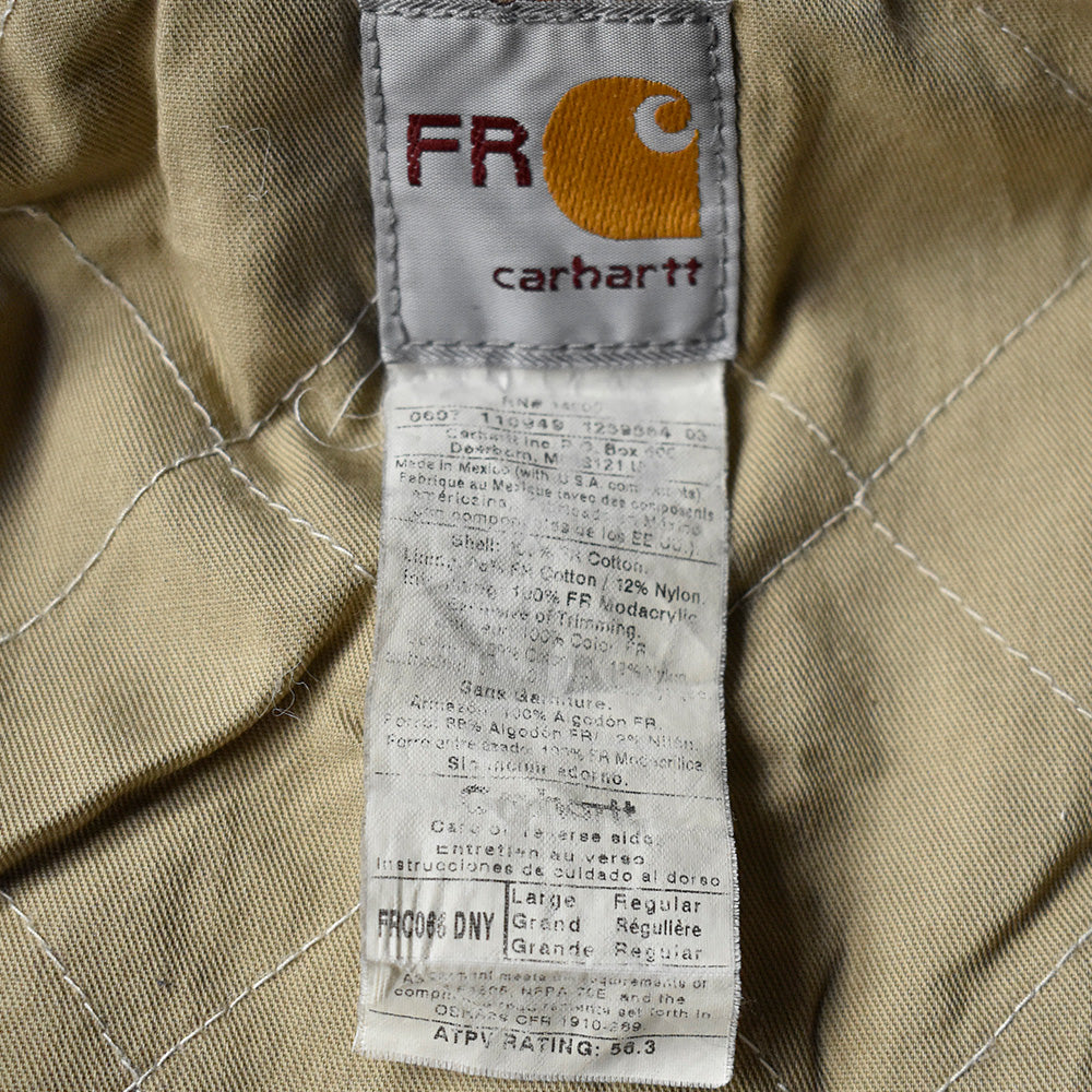90’s Carhartt FR 刺繍!トラディショナルコート キルティングライナー 231208H