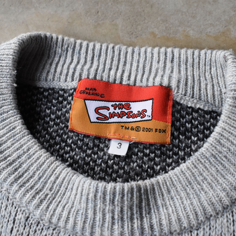 Y2K The Simpsons “100% Bart” キャラクター ニット 251021H