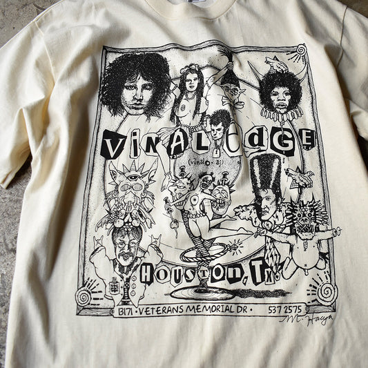 90's Vinal Edge Records Shop Tシャツ デッドストック！ 240508H
