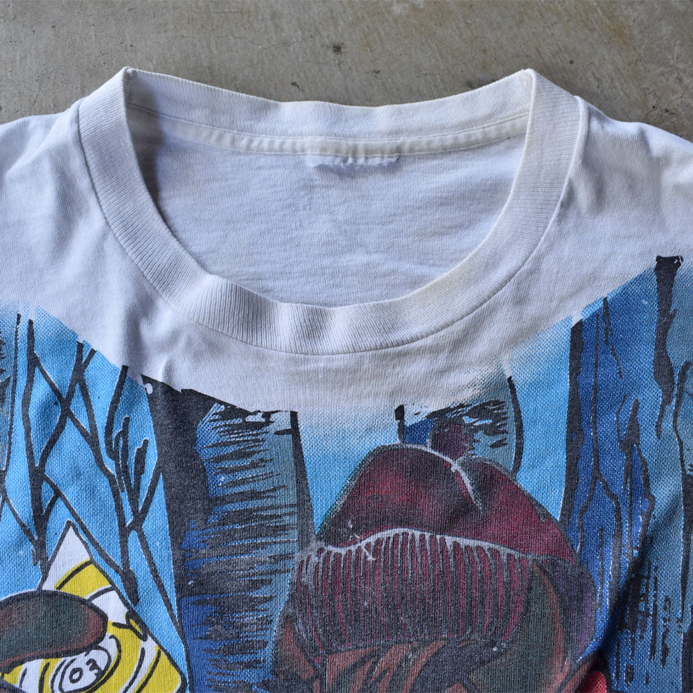 90’s Looney Tunes “BUILT TOUGH” AOP! Tシャツ USA製 230925