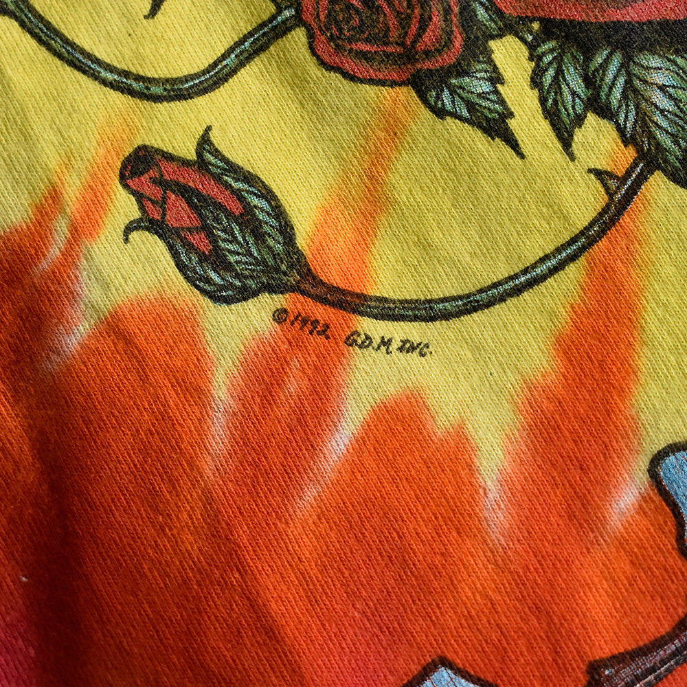 90’s~ LIQUID BLUE Grateful Dead “Space Your Face” タイダイTシャツ 250327H