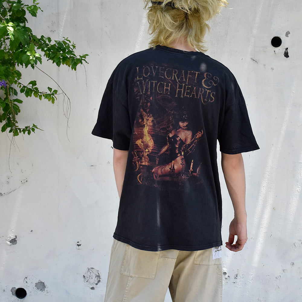 Y2K Cradle Of Filth “Lovecraft & Witch Hearts” Tシャツ 250622H
