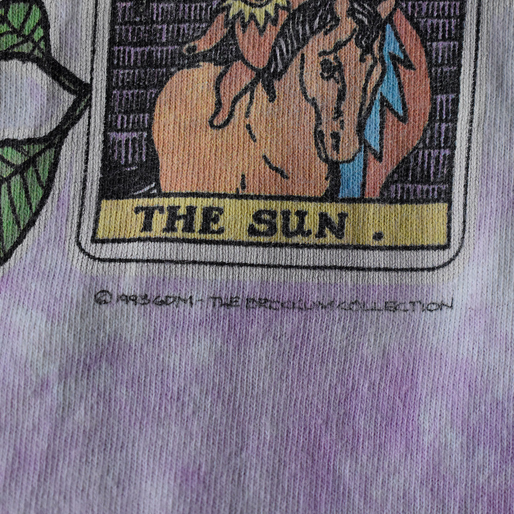 90’s LIQUID BLUE Grateful Dead “APRIL FOOLS” tarot! タイダイ ロック Tシャツ USA製 250714H