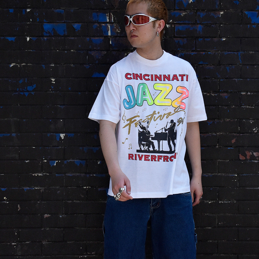 90’s “Cincinnati Jazz Festival '96” R Kelly/Patti LaBelle/Grover Washington/MAZE/CHAKA Tシャツ 250501H