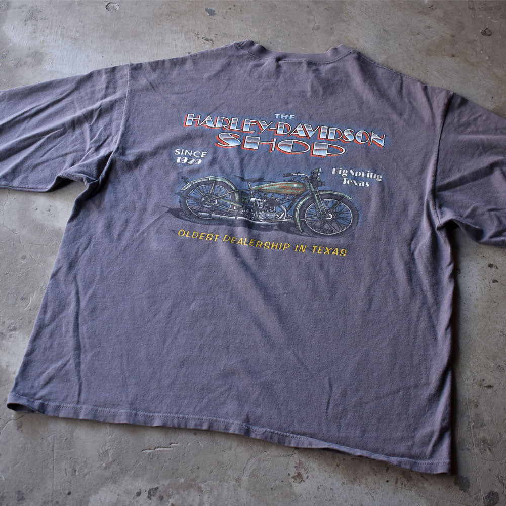 90’s Harley-Davidson "PROUD&FEARLESS" ロングスリーブ Tシャツ USA製 230607