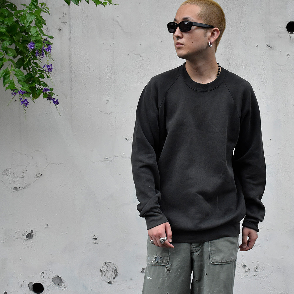 80's FRUIT OF THE LOOM 無地 スウェット USA製 240929H