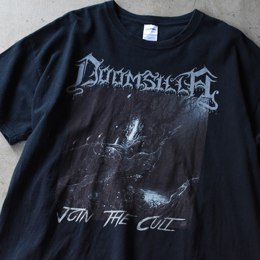 Y2K DOOMSILLA “JOIN THE CULT” メタル ロック Tシャツ 250805