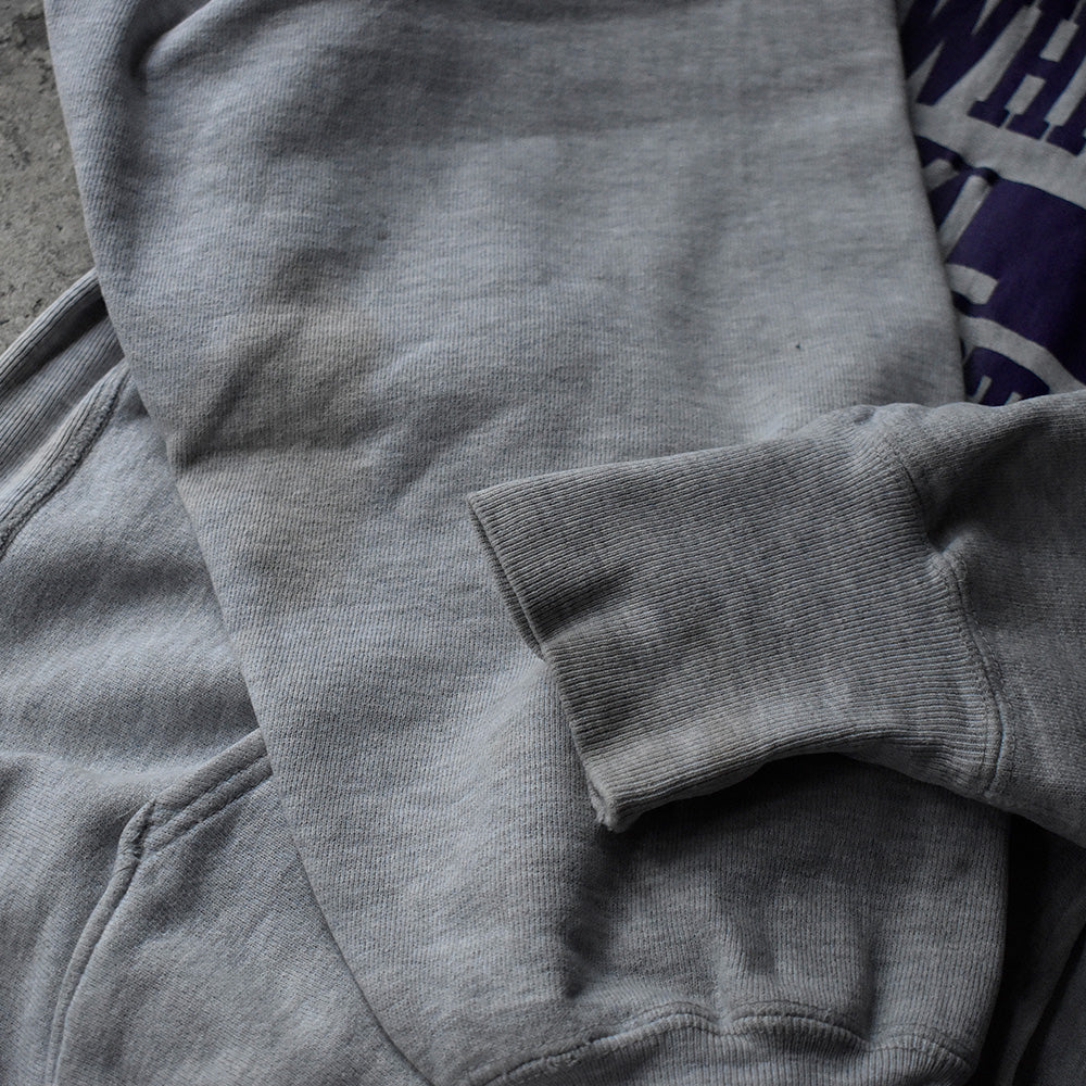 90's Champion "U.W. WHITEWATER WRESTLING" 3段プリント リバースウィーブ スウェット パーカー USA製 230823H