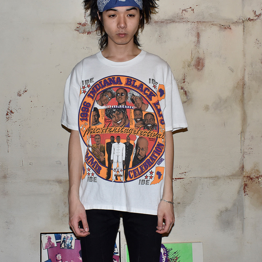 90's “Indiana Black Expo” Summer Music Festival Tシャツ 250507H