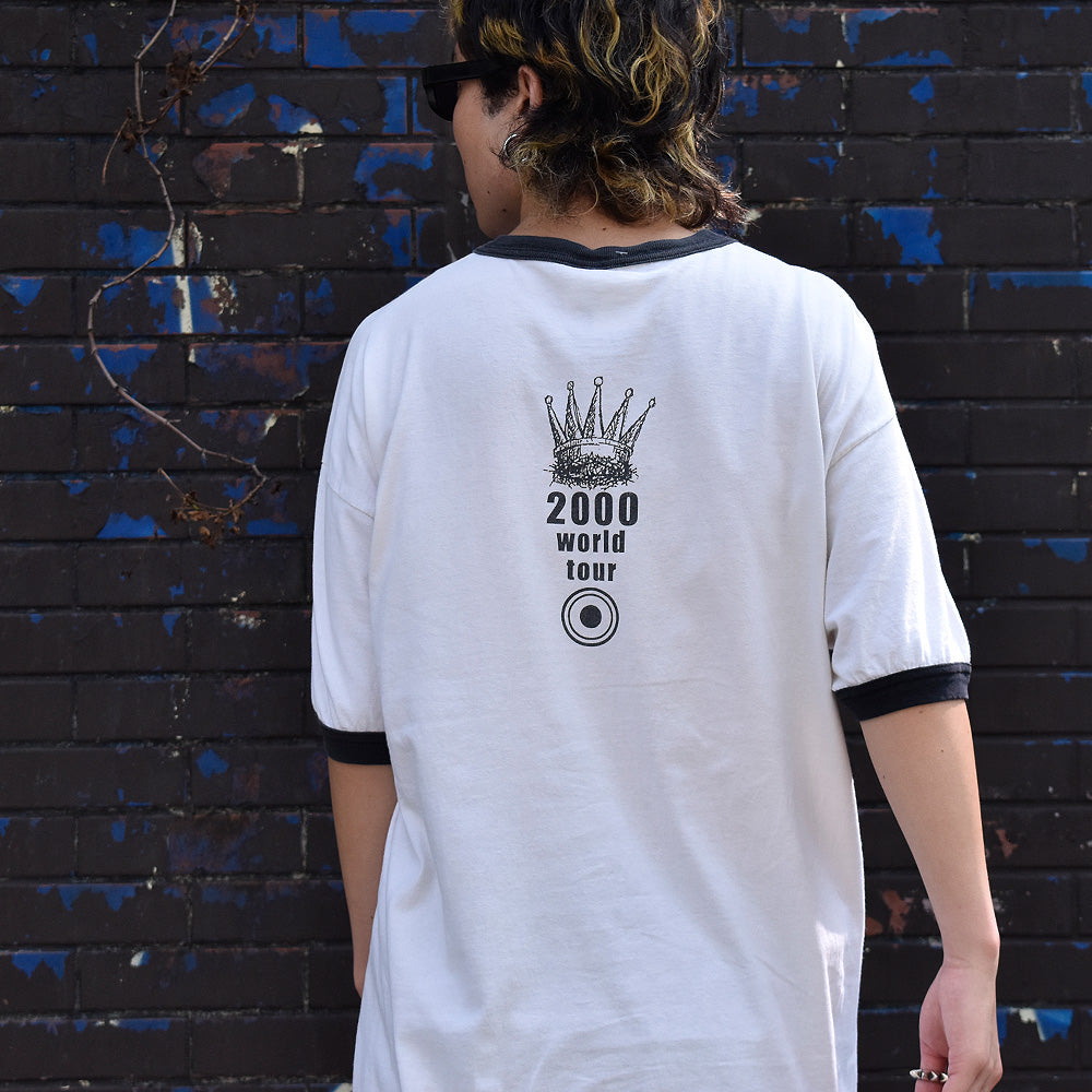 Y2K Ben Harper & The Innocent Criminals “Burn to Shine World Tour” リンガー ロック Tシャツ 230928H