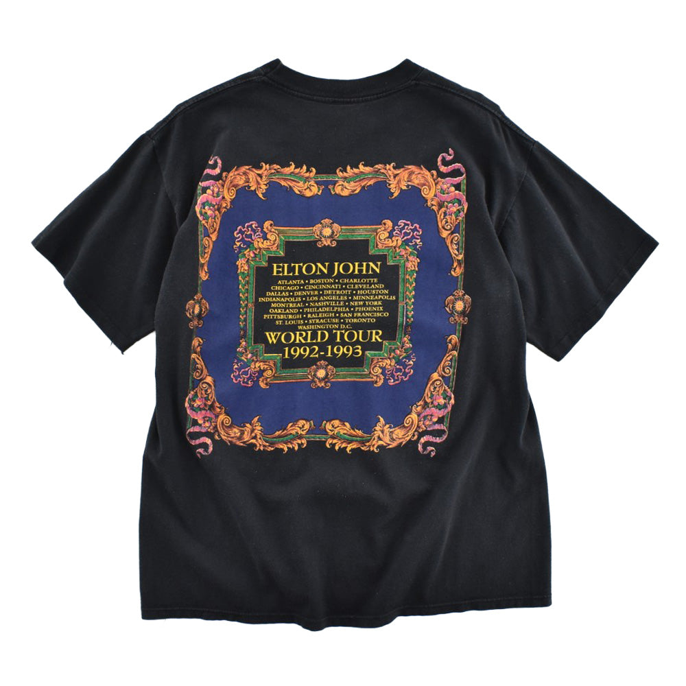 90's Elton John "THE TOUR 1992-1993" Gianni Versace ロックTシャツ 260721H