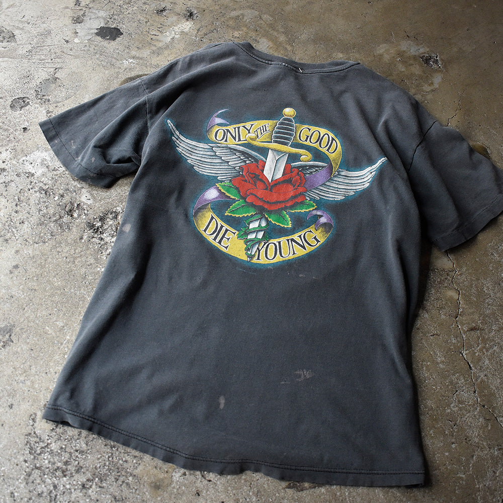 80's Billy Joel “Storm Front/Only The Good Die Young“ Tシャツ 250412H