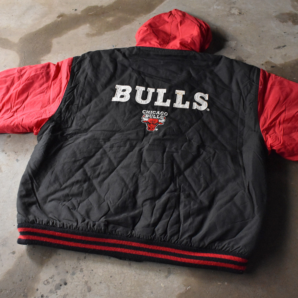 90’s COMPETITOR “NBA Chicago Bulls” 中綿入り ナイロンジャケット 240306