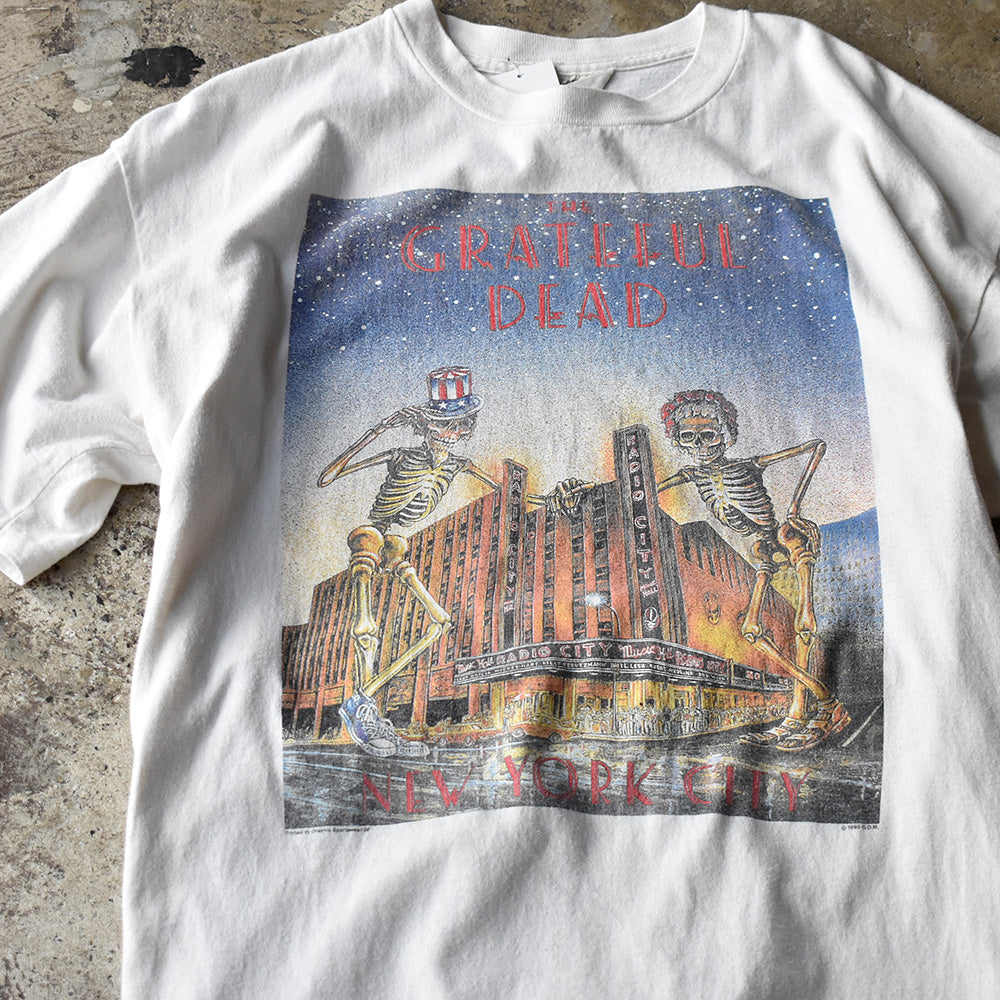 90's Grateful Dead “Radio City Music Hall” スカル ロック Tシャツ 250805H