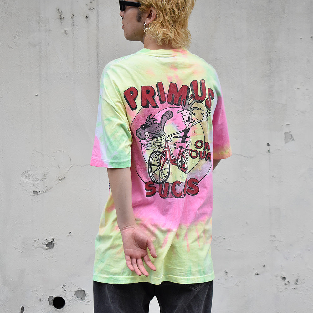 90's PRIMUS "SUCKS ON TOUR" タイダイTシャツ 240705H