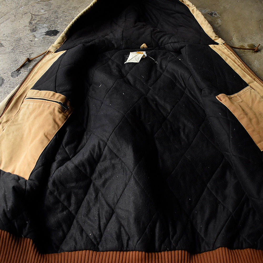 Y2K ダメージ! Carhartt アクティブパーカー キルティングライナー 240124H